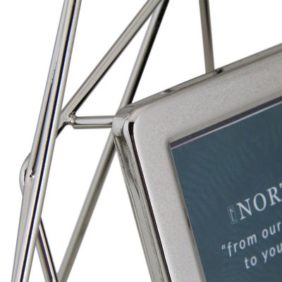 Northlight 4" X 4" Contemporary Silver Hexagonal Tabletop Frame