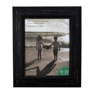 Northlight "8"" X 10"" Black Rustic" Tabletop Frame