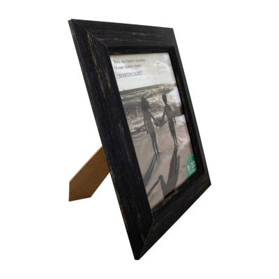 Northlight 8" X 10" Black Rustic Tabletop Frame