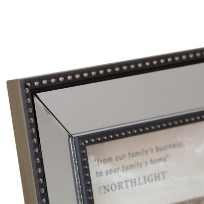 Northlight 6" X 4" Black Mirrored Tabletop Frame