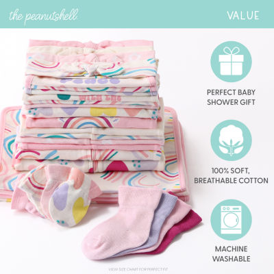 The Peanutshell 0-3m Pretty Sweet Baby Girls 30-pc. Baby Clothing Set