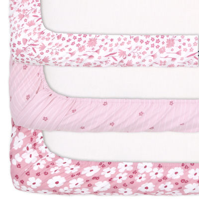 The Peanutshell Daisy 3-pc. Playard Sheet