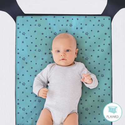 The Peanutshell Space 3-pc. Playard Sheet