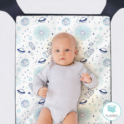 The Peanutshell Space 3-pc. Playard Sheet