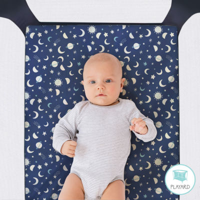 The Peanutshell Space 3-pc. Playard Sheet