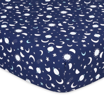 The Peanutshell Space 4-pc. Crib Sheet