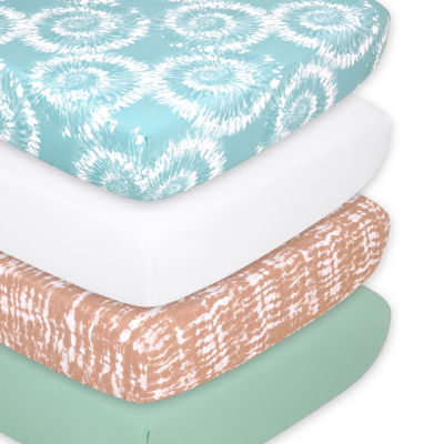 The Peanutshell Boho 4-pc. Crib Sheet