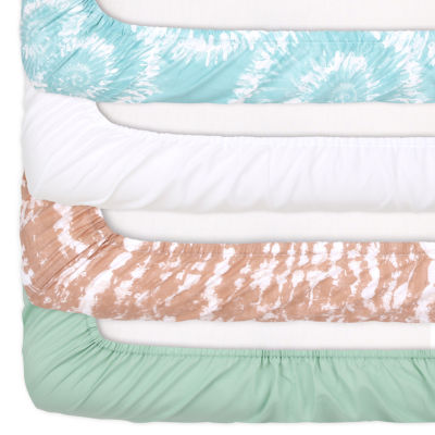 The Peanutshell Boho 4-pc. Crib Sheet