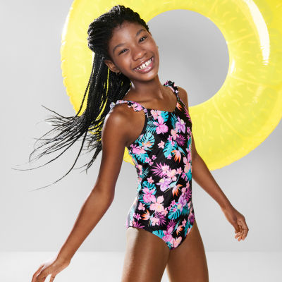 Thereabouts Little Big Girls One Piece Swimsuit Westland Mall