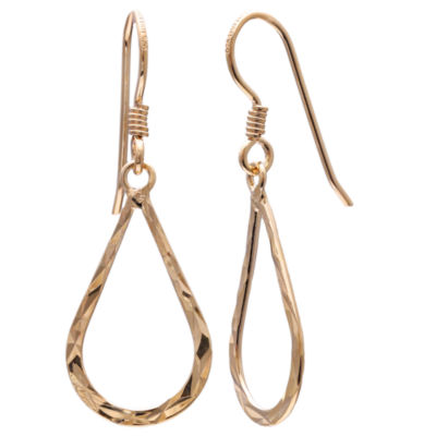 Gold Reflection Drop Earrings