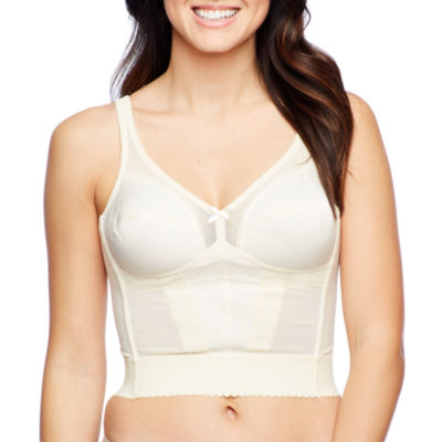 Dominique Bustier Wireless Long Line Bra, Color Champagne JCPenney