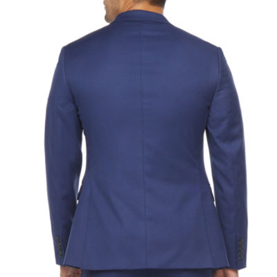 Allure Men Venice Sapphire Blue Velvet Dinner Jacket (Separates) 36R Ultra Slim