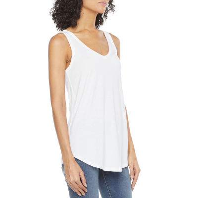 a.n.a Womens V Neck Sleeveless Tank Top