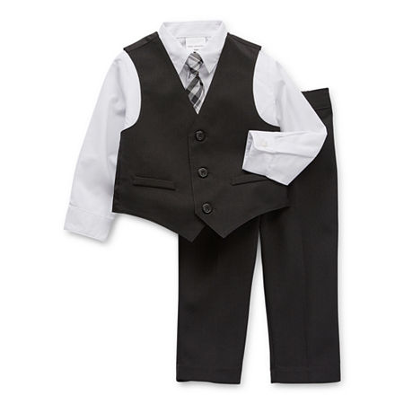 Van Heusen Baby Boys 4-pc. Suit Set, 3-6 Months, Black