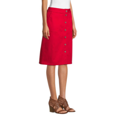 liz claiborne denim skirt