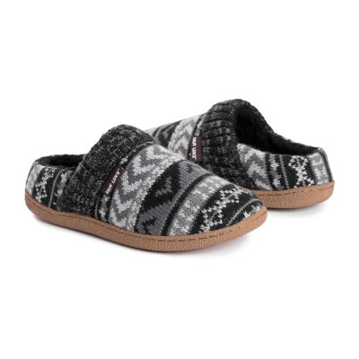 Muk Luks Suzanne Slippers - Ebony/Dark Grey