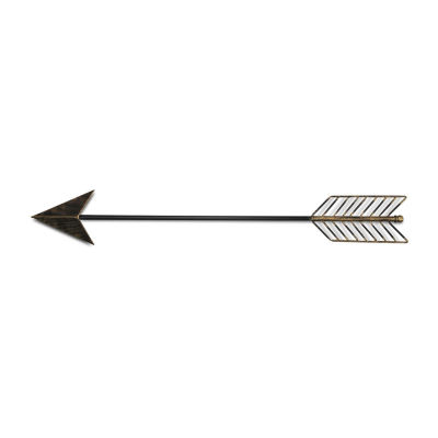 Large Decorative Arrow With Solid Point Metal Wall Art