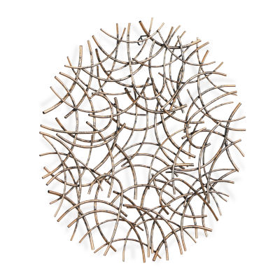 Cheungs Rustic Bronze Abstract Round Decor Metal Wall Art