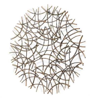 Cheungs Rustic Bronze Abstract Round Decor Metal Wall Art