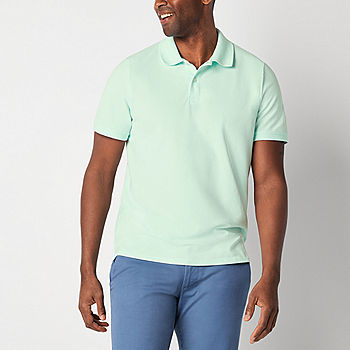 St. John's Bay Premium Stretch Slim Fit Short Sleeve Polo Shirt - JCPenney