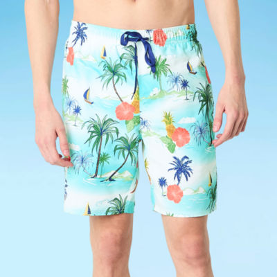 Outdoor Oasis Mens Swim Trunks