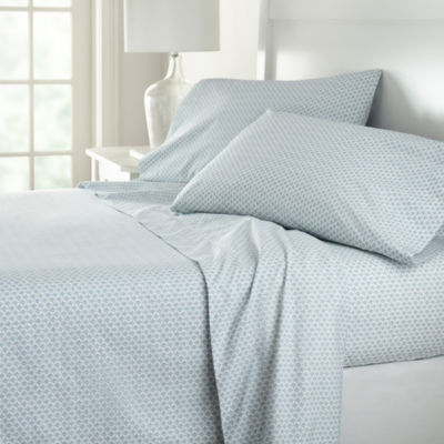 Home Expressions Cool and Crisp Cotton Percale Sheet Set