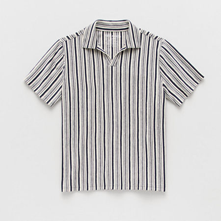 Thereabouts Little & Big Kid Boys Short Sleeve Regular Fit Polo Shirt, Xl (18-20) Husky, Blue