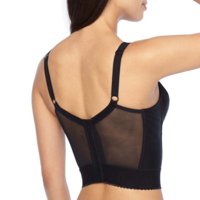 Dominique Womens Extra Firm Support Bustier Wireless Long Line Bra 8346