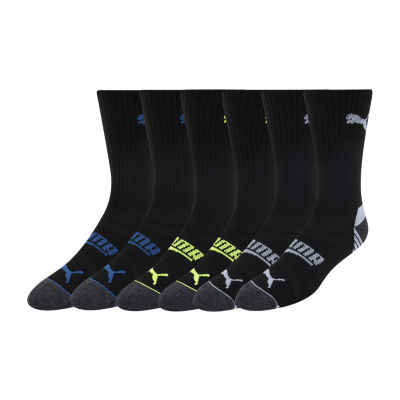 PUMA Mens 6 Pair Crew Socks