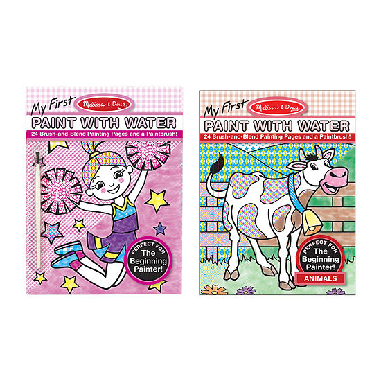 Melissa & Doug My First Paint Pink And Animals Art Pad