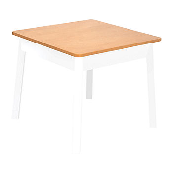Melissa & Doug Wooden Table & Chairs - White 