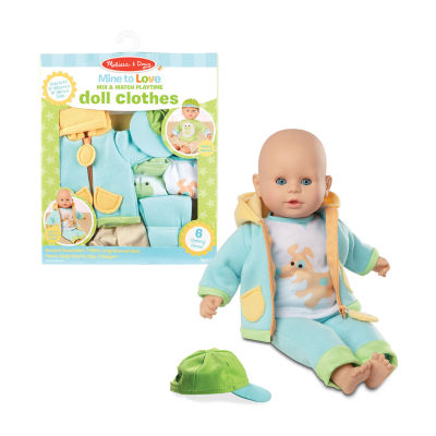 Melissa & Doug Mtl Mix And Match Playtime Doll Accessory