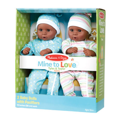 Melissa & Doug Mtl Tyler And Taylor Twins Doll