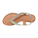 GC Shoes Womens Mebel Adjustable Strap Flat Sandals
