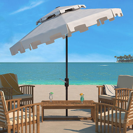 Zimmerman Outdoor Patio Umbrella, One Size, White