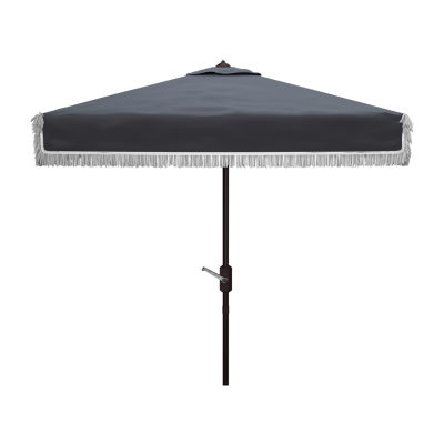 Milan Outdoor Patio Umbrella, Color Navy White JCPenney