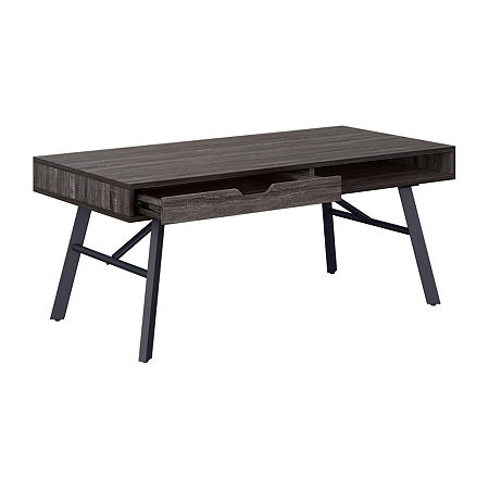 Living Room Collection 1-Drawer Coffee Table, One Size, Gray