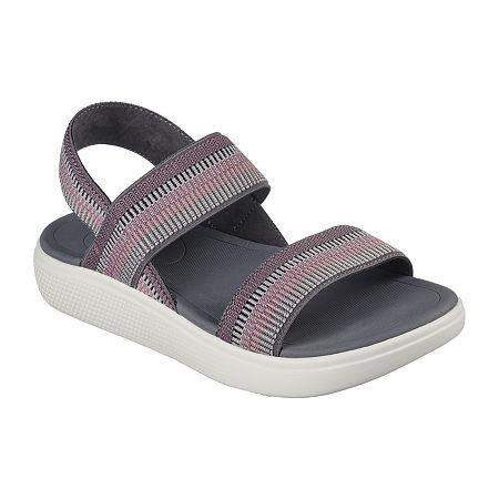  Womens > shoes > Strap Sandals-Skechers Bobs Womens Summer Skipper Harmonic Brisk Strap Sandals