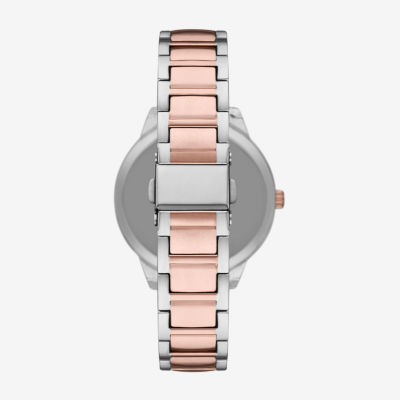 Geneva Ladies Womens Crystal Accent Two Tone Bracelet Watch Fmdjm278