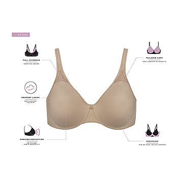 Bali One Smooth U® Bounce Control Wireless Full Coverage Bra Df3458 -  JCPenney