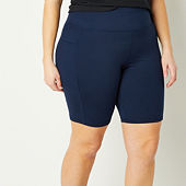 Xersion Womens Quick Dry Plus Bike Short, 5x, Blue - Yahoo Shopping