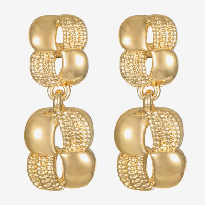 Monet Jewelry Gold Tone Drop Earrings