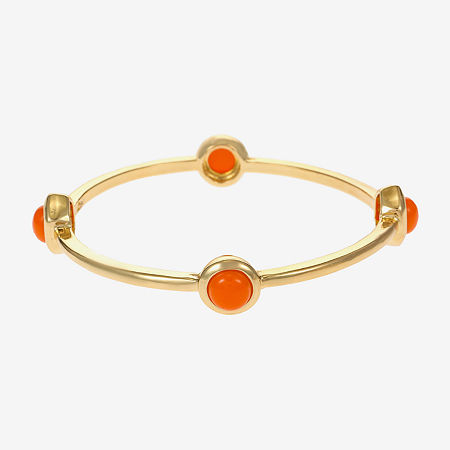 Liz Claiborne Womens Gold Tone Bangle Bracelet