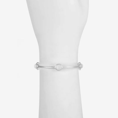 Liz Claiborne Womens Gold Tone Bangle Bracelet