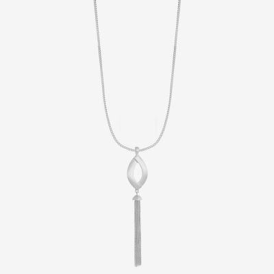 Liz Claiborne Tassel Womens 32 Inch Pendant Necklaces