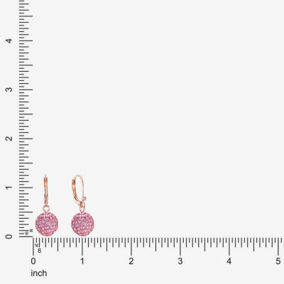 Monet Jewelry Glass Round Drop Earrings
