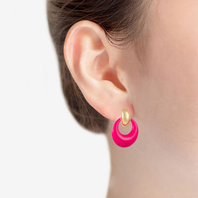 Liz Claiborne Doorknocker Drop Earrings