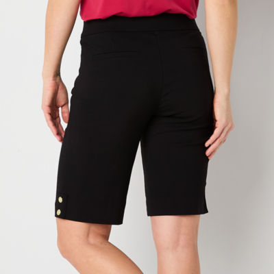 Liz Claiborne Alyssa Womens 12" Mid Rise Bermuda Short