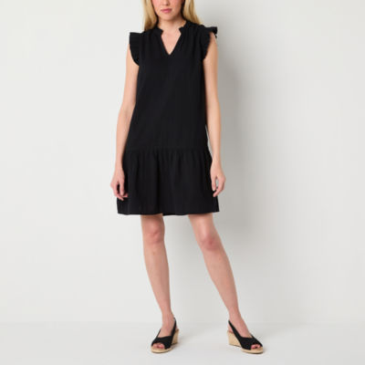 St. John's Bay Womens Short Sleeve Shift Dress