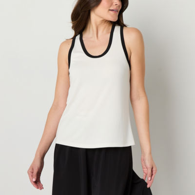 Stylus Womens Scoop Neck Sleeveless Tank Top